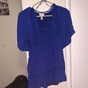 Target Knox Rose Blue Blouse 💙